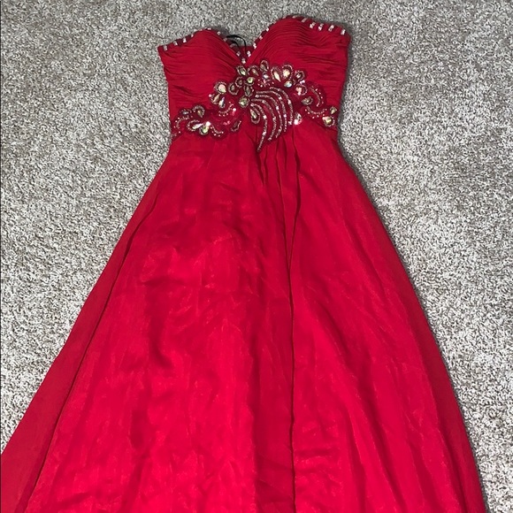 Red Prom Dress - Picture 1 of 5